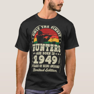 T-shirt Chasse aux cerfs de 74 ans Vintage 1949 74e