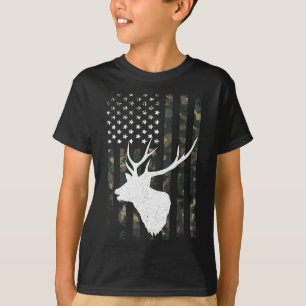 T-shirt Chasse aux cerfs de Buck Whitetail Vintage américa