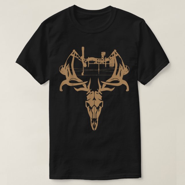 T-shirt Chasse aux Cerfs - Gif pour Chasse aux Bow (Design devant)