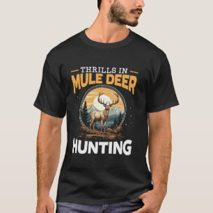 T-shirt Chasse aux cerfs Mule Chasse aux animaux Chasse au