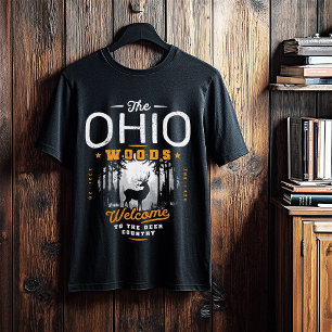 T-shirt Chasse aux cerfs Ohio Vintage