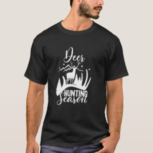 T-shirt Chasse aux cerfs Saison Chasse aux amateurs de ple