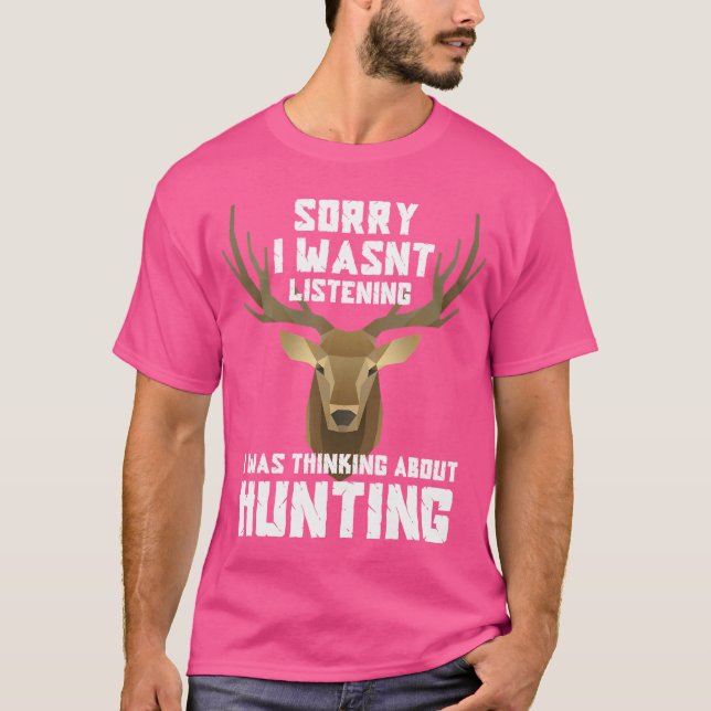 T-shirt Chasse aux cerfs - T (Devant)