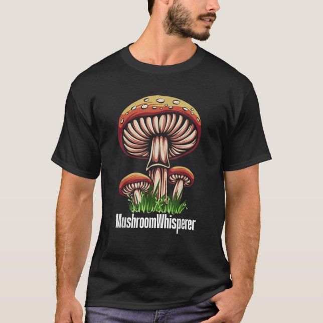 T-shirt Chasse aux champignons Chasseur de champignon (Devant)