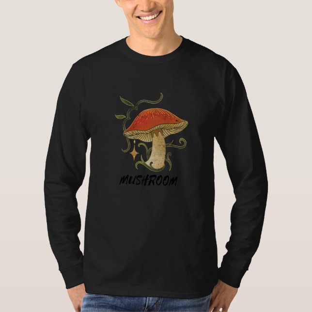 T-shirt Chasse aux champignons Fungiphile Champignons psyc (Devant)