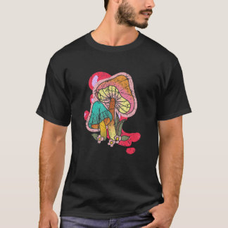 T-shirt Chasse aux champignons mignons Chasseur de moril