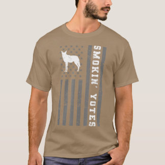 T-shirt Chasse aux coyotes Yotes fumants
