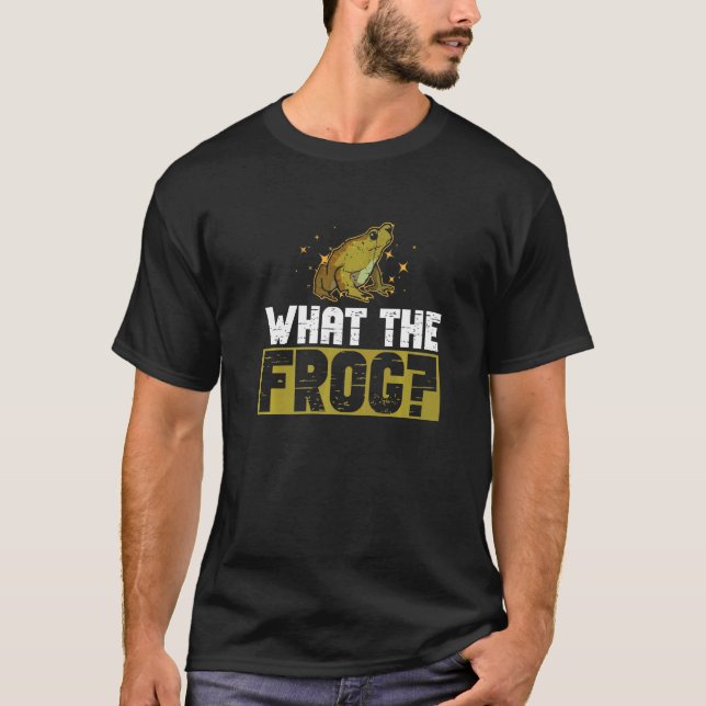 T-shirt Chasse aux crapauds et capture de grenouilles (Devant)