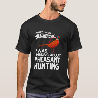 T-shirt Chasse aux faisans Chasse aux oiseaux