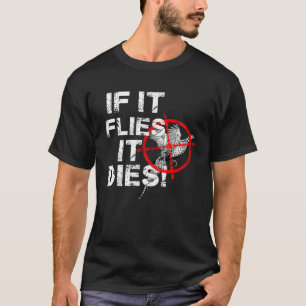 T-shirt Chasse aux faisans Chasseurs d'oiseaux en altitude
