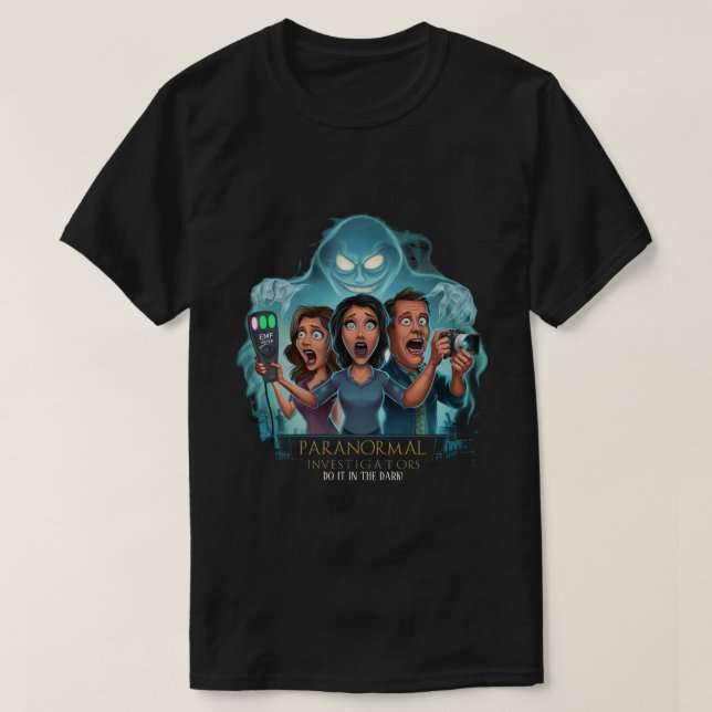 T-shirt Chasse aux fantômes - Enquêteur paranormal (Design devant)
