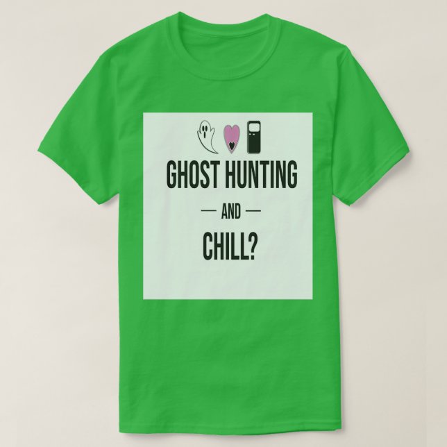 T-shirt Chasse aux fantômes et refroidissement (Design devant)