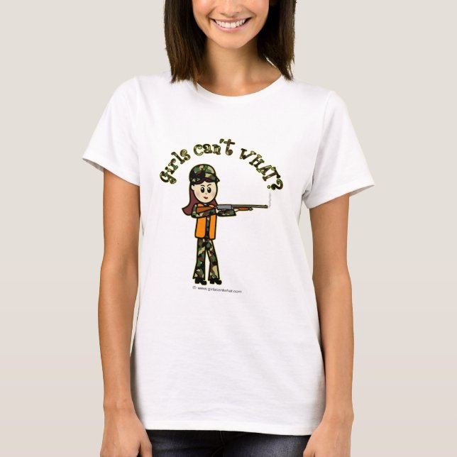 T-shirt Chasse aux femmes légères (Devant)