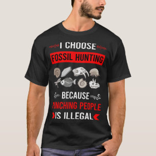 T-shirt Chasse aux fossiles Fossiles Paléontologie Paléont