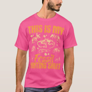 T-shirt Chasse aux fossiles - Paléontologue des os de dino