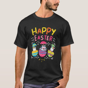 T-shirt Chasse Aux Oeufs À La Unicorne Mignonne Jour De Pâ