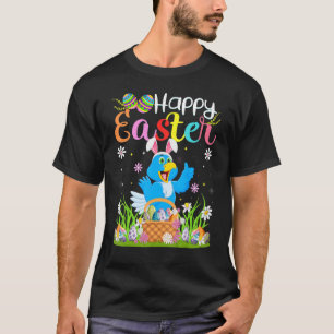 T-shirt Chasse aux oeufs de lapin Bluebird Joyeux Pâques
