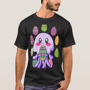T-shirt Chasse aux oeufs de méduse Pâques Jour de Pâques M
