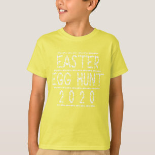 T-shirt Chasse aux oeufs de Pâques 2020 Drôle OEufs de Pâq