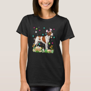 T-shirt Chasse aux œufs de Pâques Chien Épagneul Breton La
