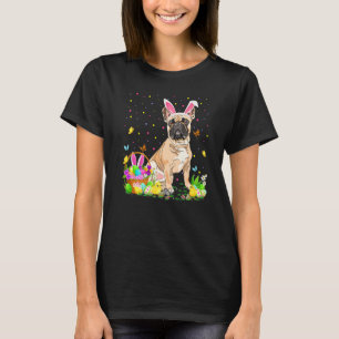 T-shirt Chasse aux œufs de Pâques drôle Bouledogue françai
