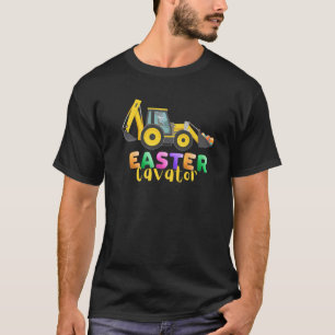 T-shirt Chasse aux oeufs de Pâques Drôle Eggscavator Bunny