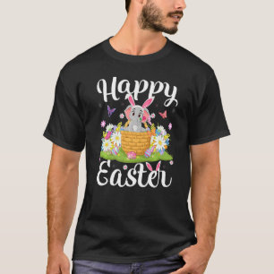 T-shirt Chasse aux oeufs de Pâques éléphant Chasse aux oeu