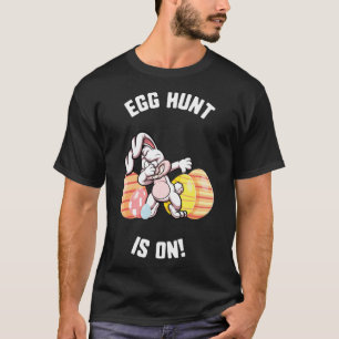 T-shirt Chasse Aux Oeufs De Pâques Est Sur Dabbing Bunny C