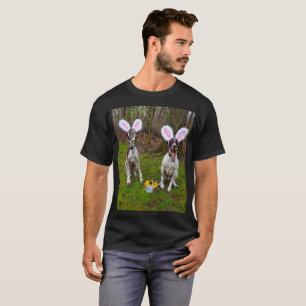 T-shirt Chasse aux oeufs de Pâques et Chiens de fête T-shi
