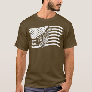 T-shirt Chasse aux oiseaux du Groupement rouffé Drapeau cr