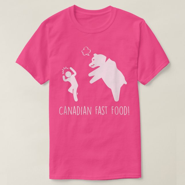 T-shirt Chasse aux ours en restauration rapide Camping Cam (Design devant)