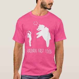 T-shirt Chasse aux ours en restauration rapide Camping Cam