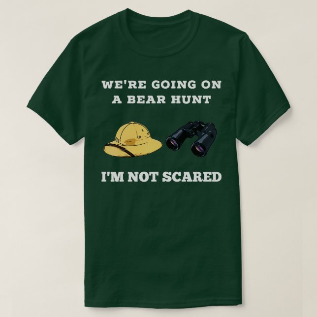 T-shirt Chasse aux ours Portez de mignons enfants (Design devant)