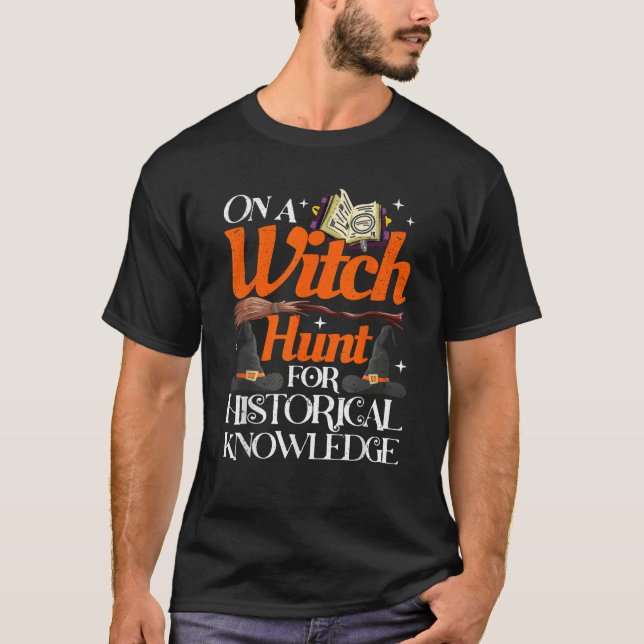 T-shirt Chasse aux sorcières Connaissances historiques Hal (Devant)