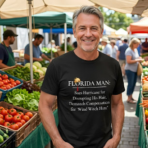 T-shirt Chasse aux sorcières humoristique à l'homme de Flo