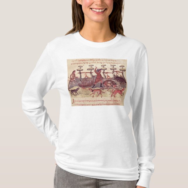 T-shirt Chasse avec des filets (Devant)