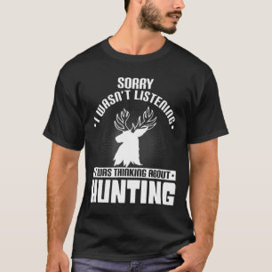 T-shirt Chasse Camping Deer Hobby Hunter Mounteneer