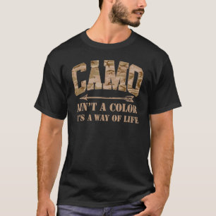 T-shirt Chasse Chasse Chasse Deer Camo N'a pas une couleur