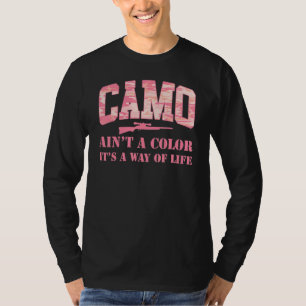 T-shirt Chasse Chasse Chasse Deer Camo N'a pas une couleur