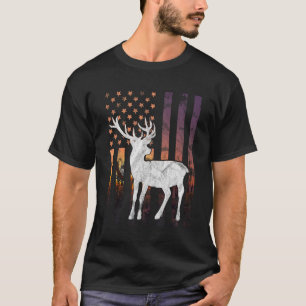 T-shirt Chasse Chasse Chasse Deer Chasse Buck Elk Américai