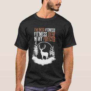 T-shirt Chasse Chemise Je suis dans Fitness Deer Congélate
