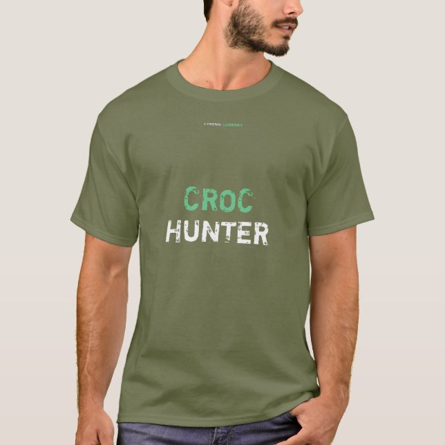 T-SHIRT CHASSE CROC (Devant)