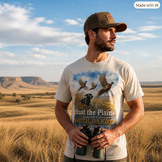 T-shirt Chasse dans les plaines Chasseurs de faisans du Da