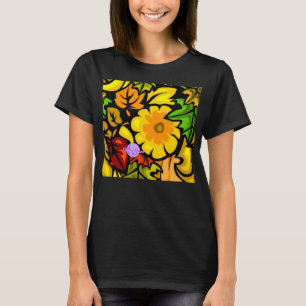 T-shirt Chasse d'automne Bella Relaxed Fit 3/4 Slv VNeck C