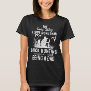T-shirt Chasse De Canard Drôle Avec Papa Chien Don Pour Ch