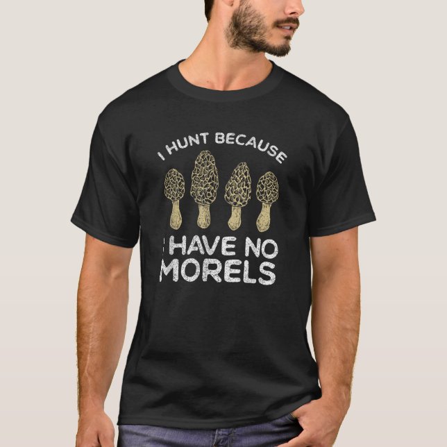 T-shirt Chasse De Champignons Morel Champignons Chasse De  (Devant)