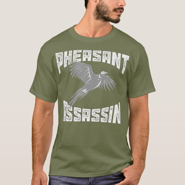 T-shirt Chasse de faisan drôle Grand Chasseur Sarcastique (Devant)