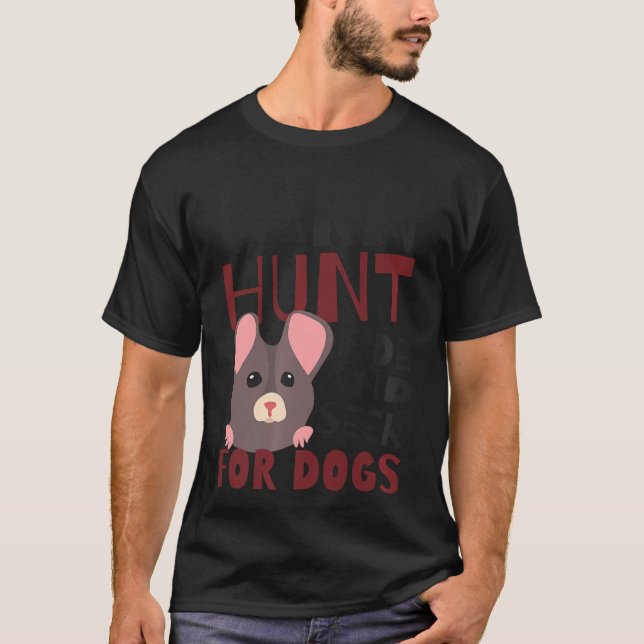 T-shirt Chasse De Grange Cacher Et Chercher Design Chasse  (Devant)