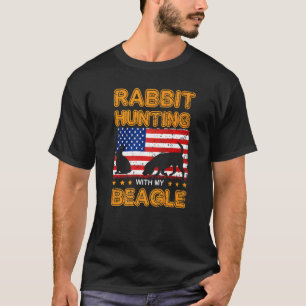 T-shirt Chasse de lapin Beagle de chien chasseur Beagle Us