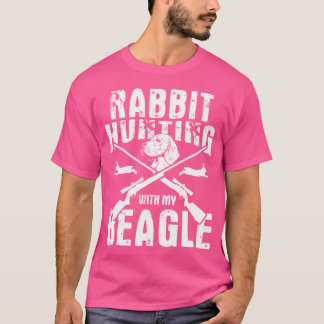 T-shirt Chasse de lapin Chien Chasse Beagle Chasse de chie
